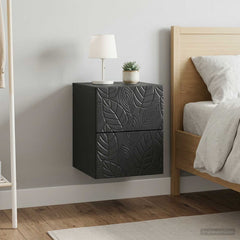 vidaXL Wall-Mounted Bedside Cabinet 34.5 x 33 x 40 cm