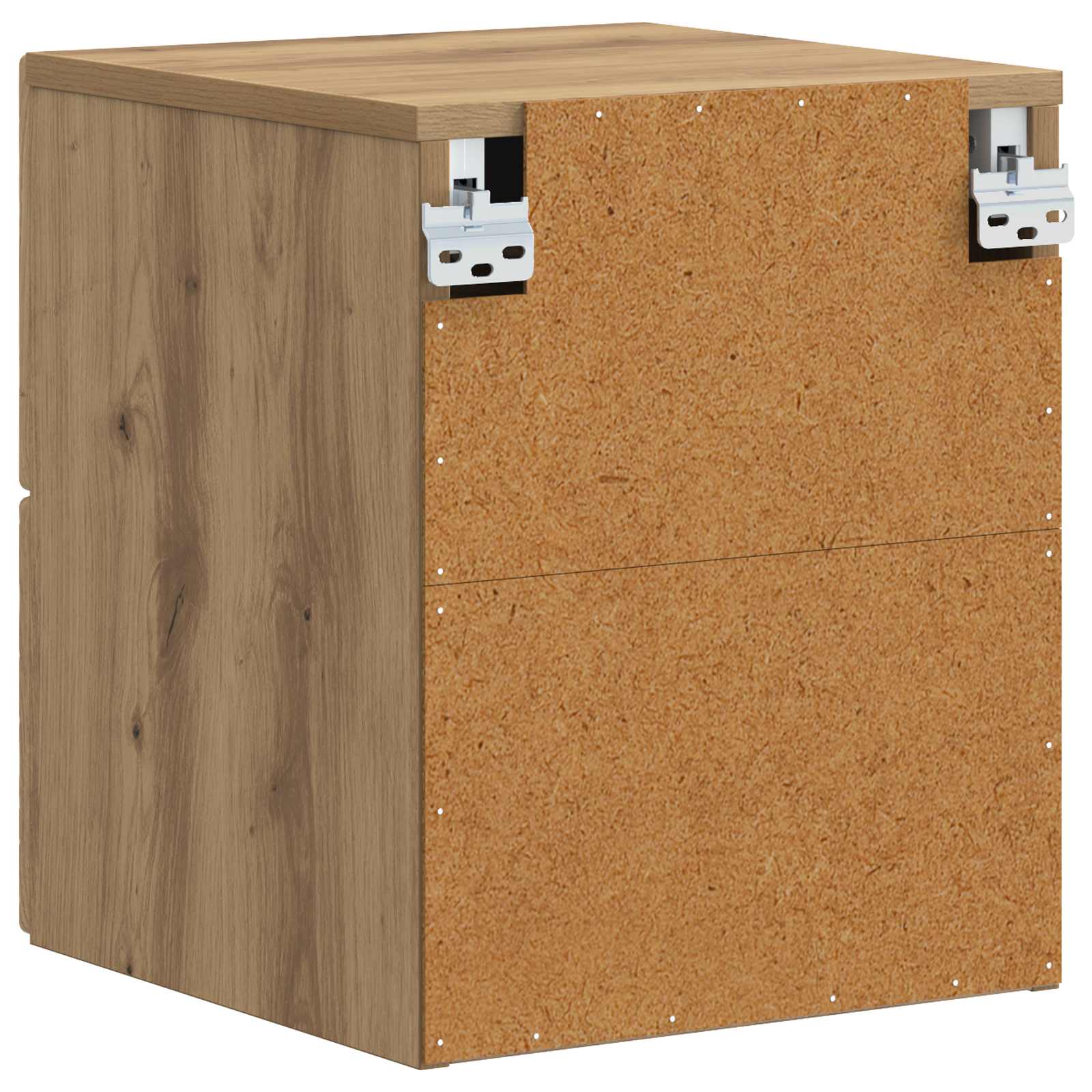 vidaXL Wall-Mounted Bedside Cabinet Artisan Oak 34.5 x 33 x 40 cm 6