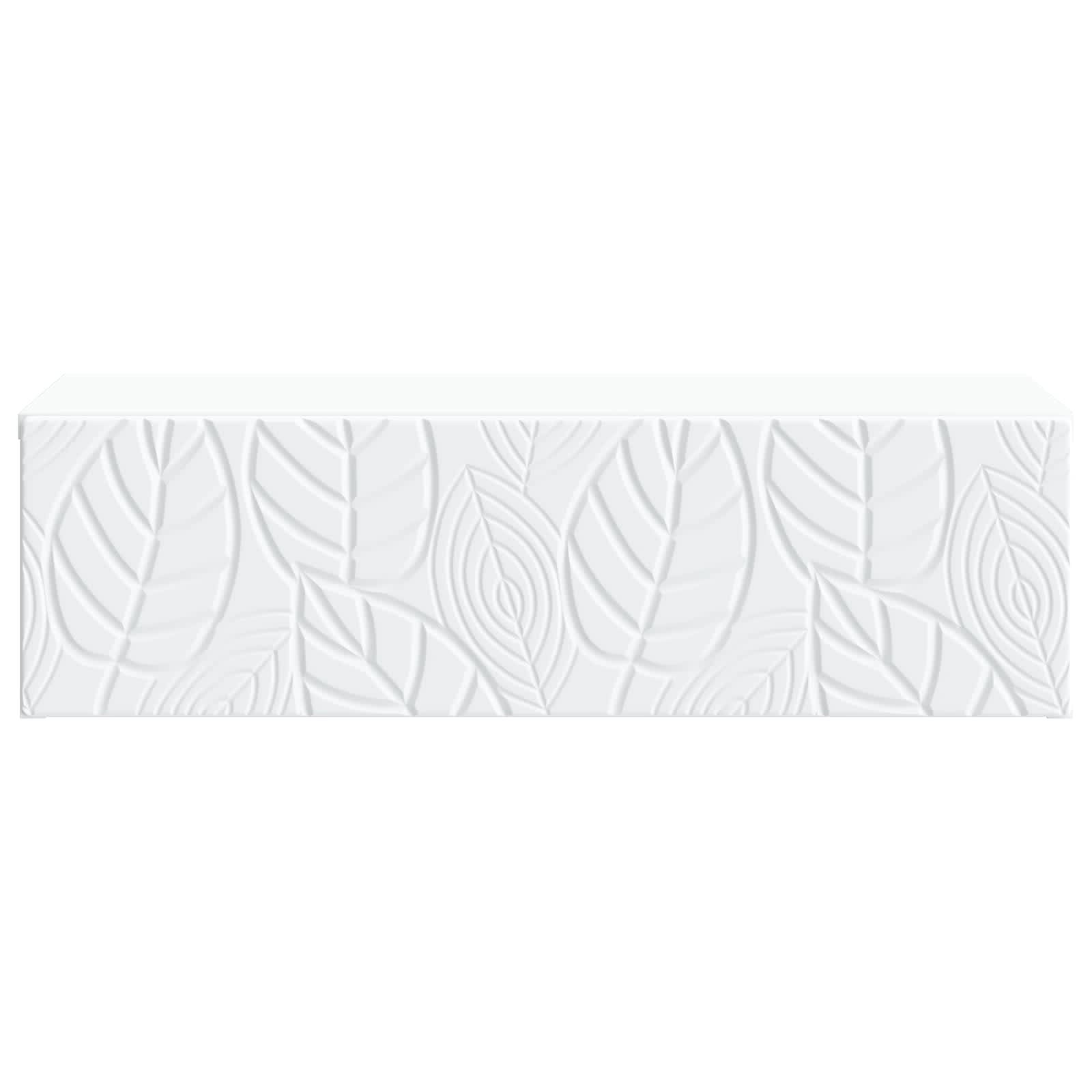 vidaXL Wall-Mounted Side Table White 59 x 34.5 x 17 cm Engineered Wood 4