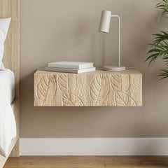 vidaXL Wall-Mounted Side Table 59 x 34.5 x 17 cm Engineered Wood 1