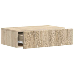 vidaXL Wall-Mounted Side Table 59 x 34.5 x 17 cm Engineered Wood 3