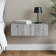 vidaXL Wall-Mounted Side Table 59 x 34.5 x 17 cm Engineered Wood 1