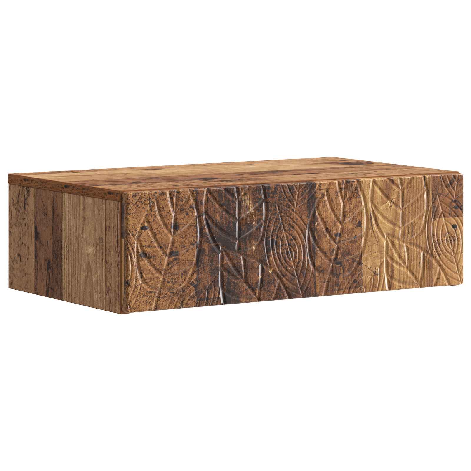 vidaXL Wall-Mounted Side Table 59 x 34.5 x 17 cm Engineered Wood 2