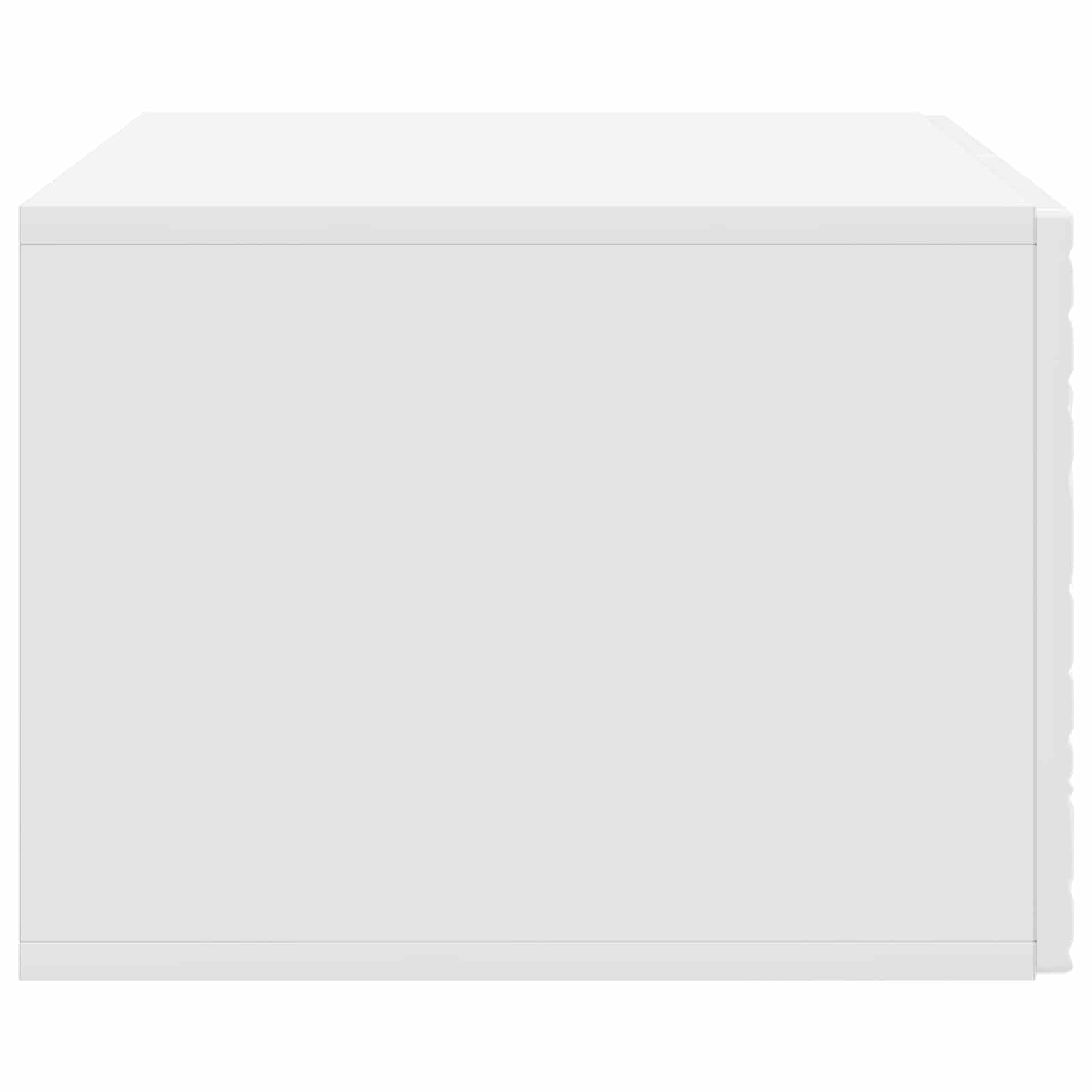 vidaXL Wall-Mounted TV Cabinet 78.5 x 41 x 30 cm High Gloss White 6