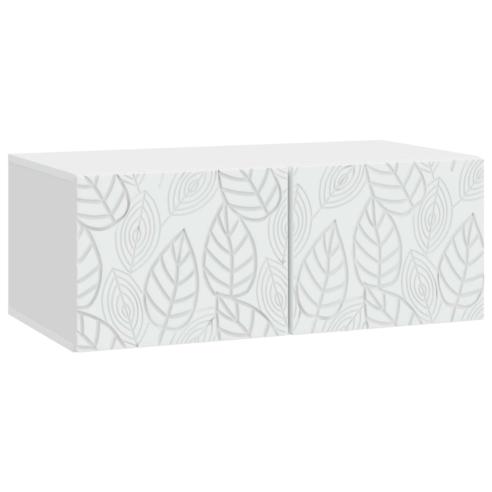 vidaXL Wall-Mounted TV Cabinet 98 x 41 x 30 cm White Engineered Wood 2