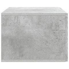 vidaXL Wall-Mounted TV Cabinet 98 x 41 x 30 cm Concrete Grey 6