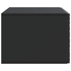 vidaXL Wall-Mounted TV Cabinet 59.5 x 31 cm Black Engineered Wood 6