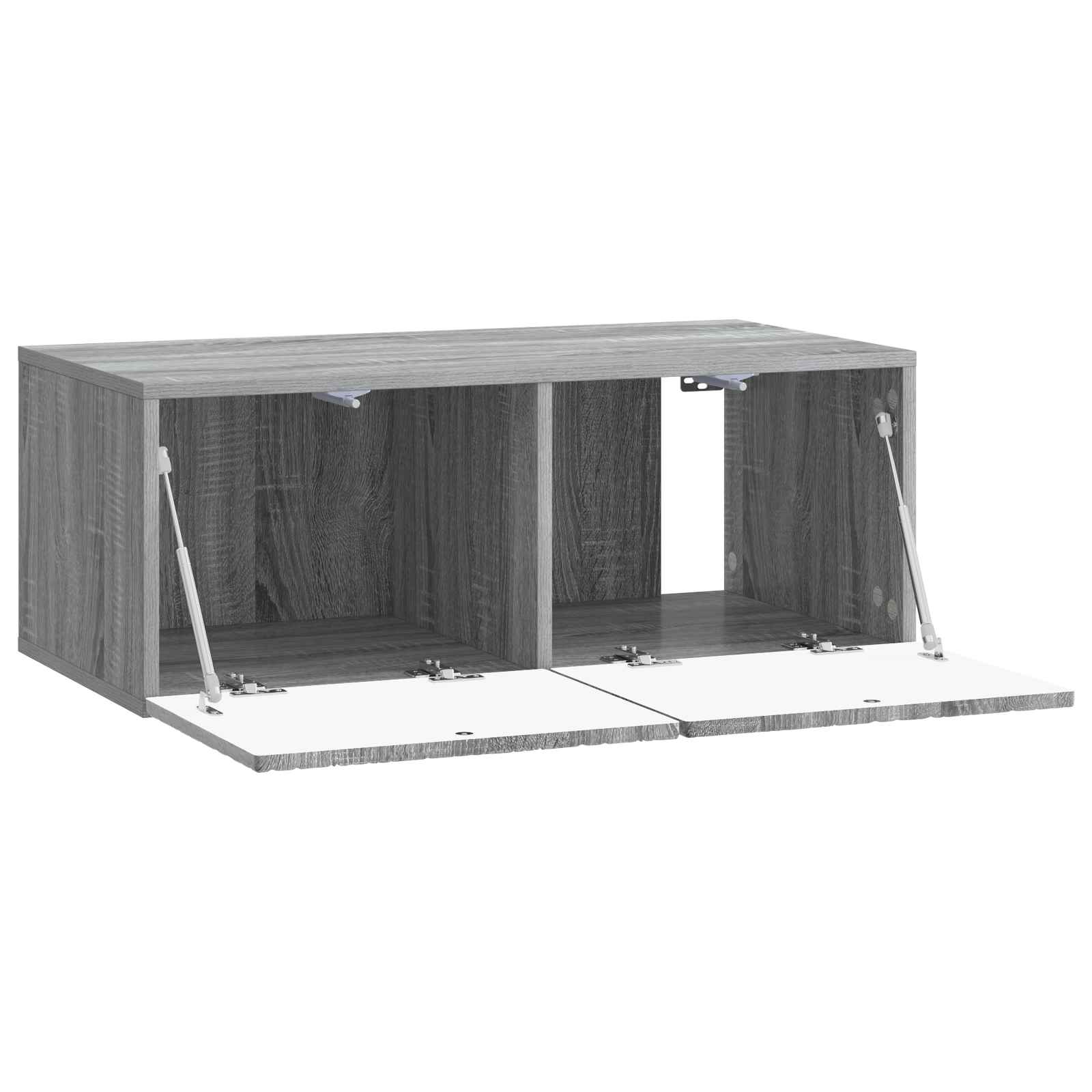 vidaXL Wall-Mounted TV Cabinet 59.5 x 31 cm Grey Sonoma 4