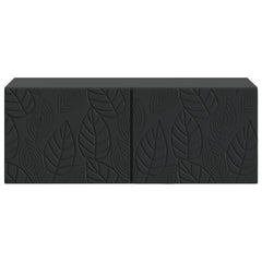 vidaXL Wall-Mounted TV Cabinet 98 x 31 cm Black Engineered Wood 5