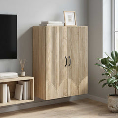 vidaXL Wall-Mounted Cabinet 66 x 34.5 x 90 cm Engineered Wood 1