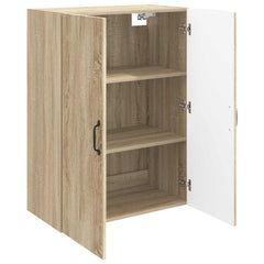 vidaXL Wall-Mounted Cabinet 66 x 34.5 x 90 cm Engineered Wood 3