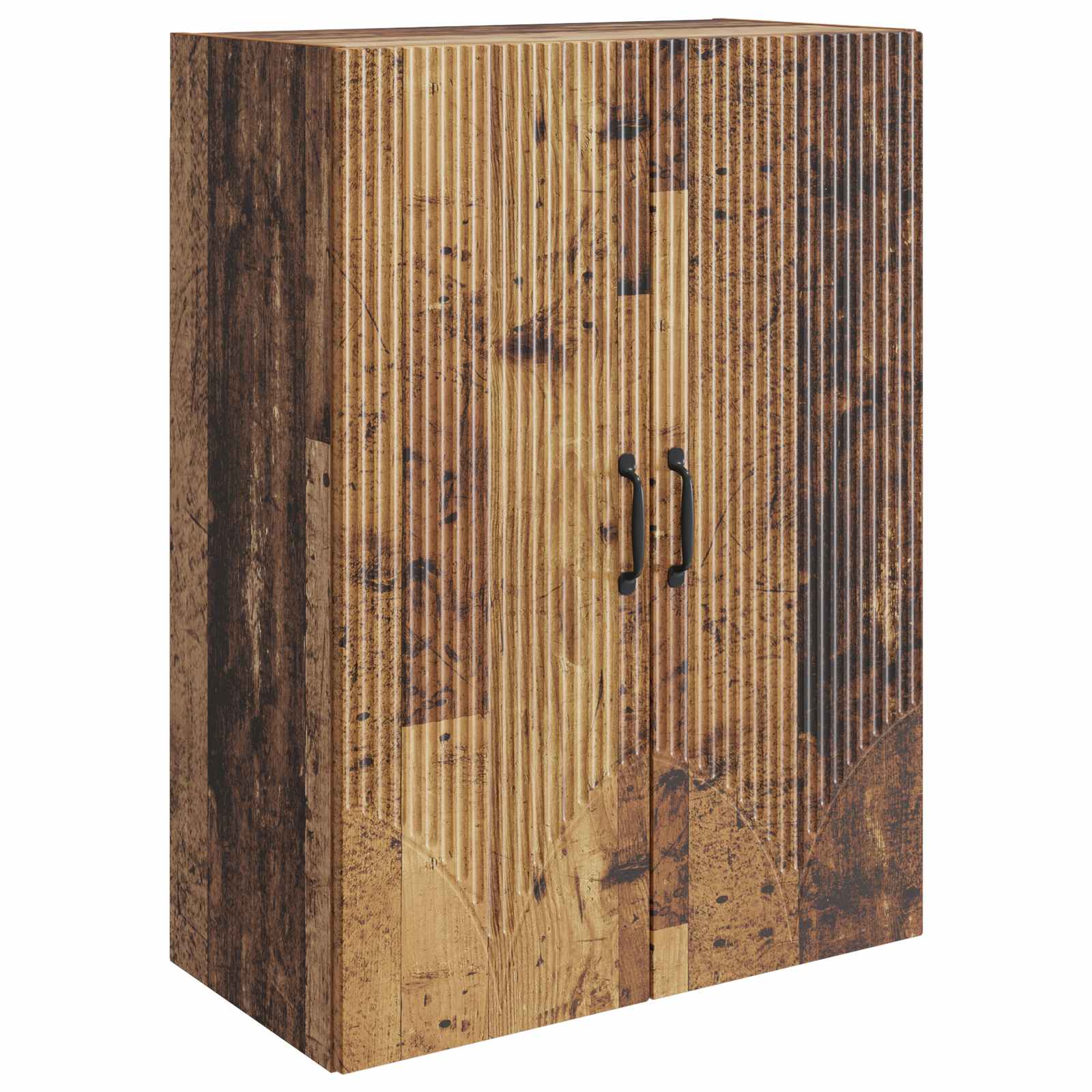 vidaXL Wall-Mounted Cabinet 66 x 34.5 x 90 cm Engineered Wood Old Wood 2