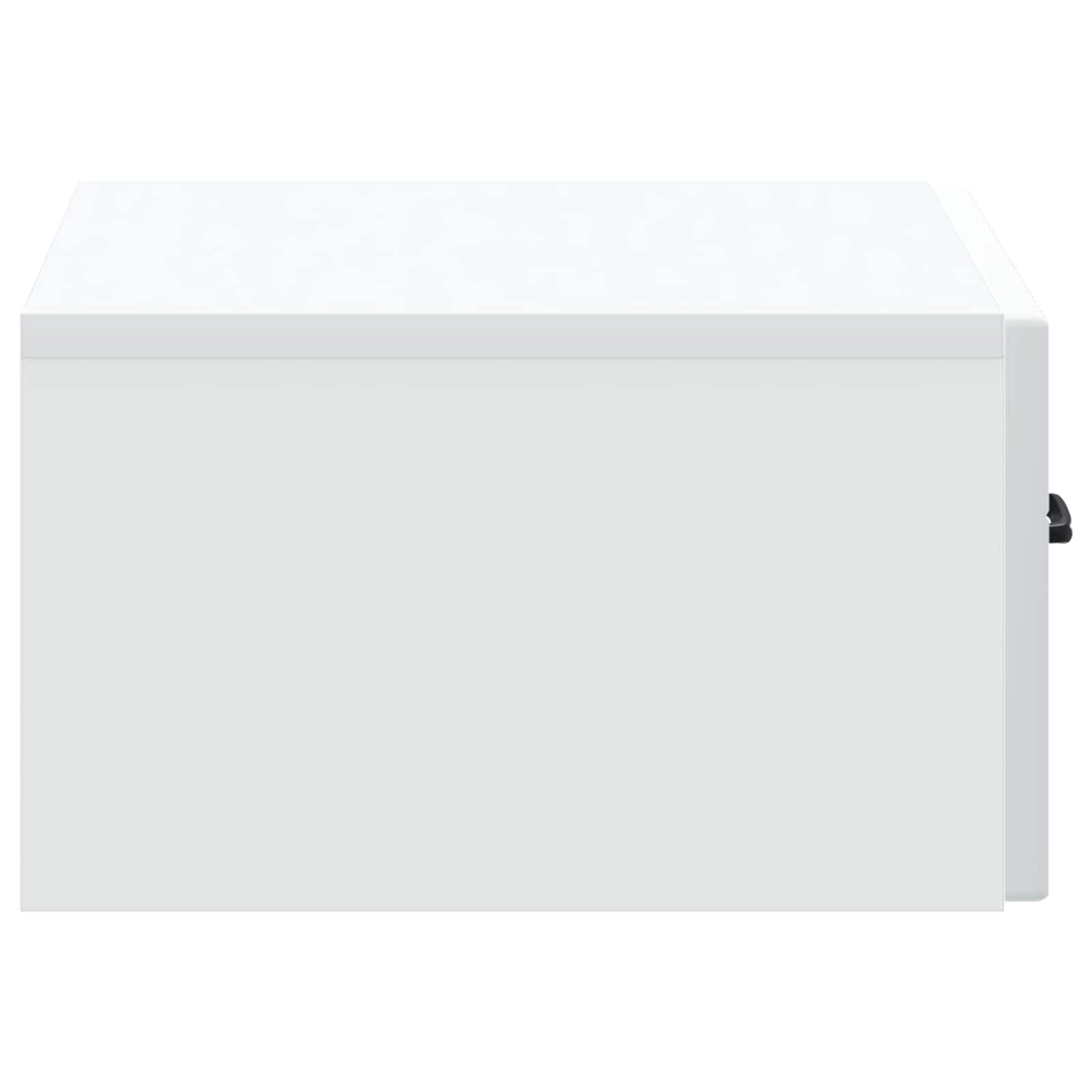 vidaXL Wall-Mounted Bedside Cabinet White 49 x 34.5 x 20 cm 6