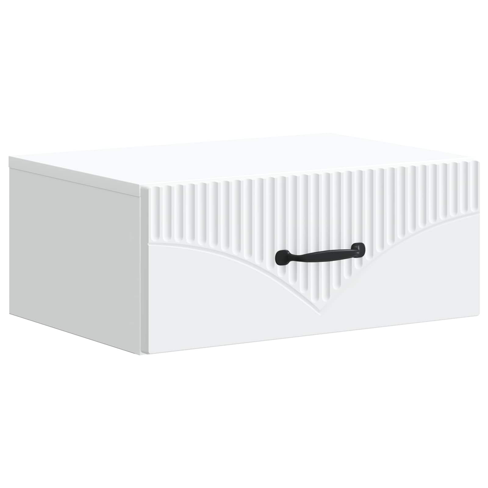 vidaXL Wall-Mounted Bedside Cabinet 2 pcs White 49 x 34.5 x 20 cm 5