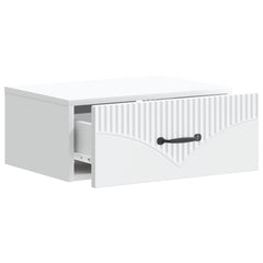 vidaXL Wall-Mounted Bedside Cabinet 2 pcs White 49 x 34.5 x 20 cm 6