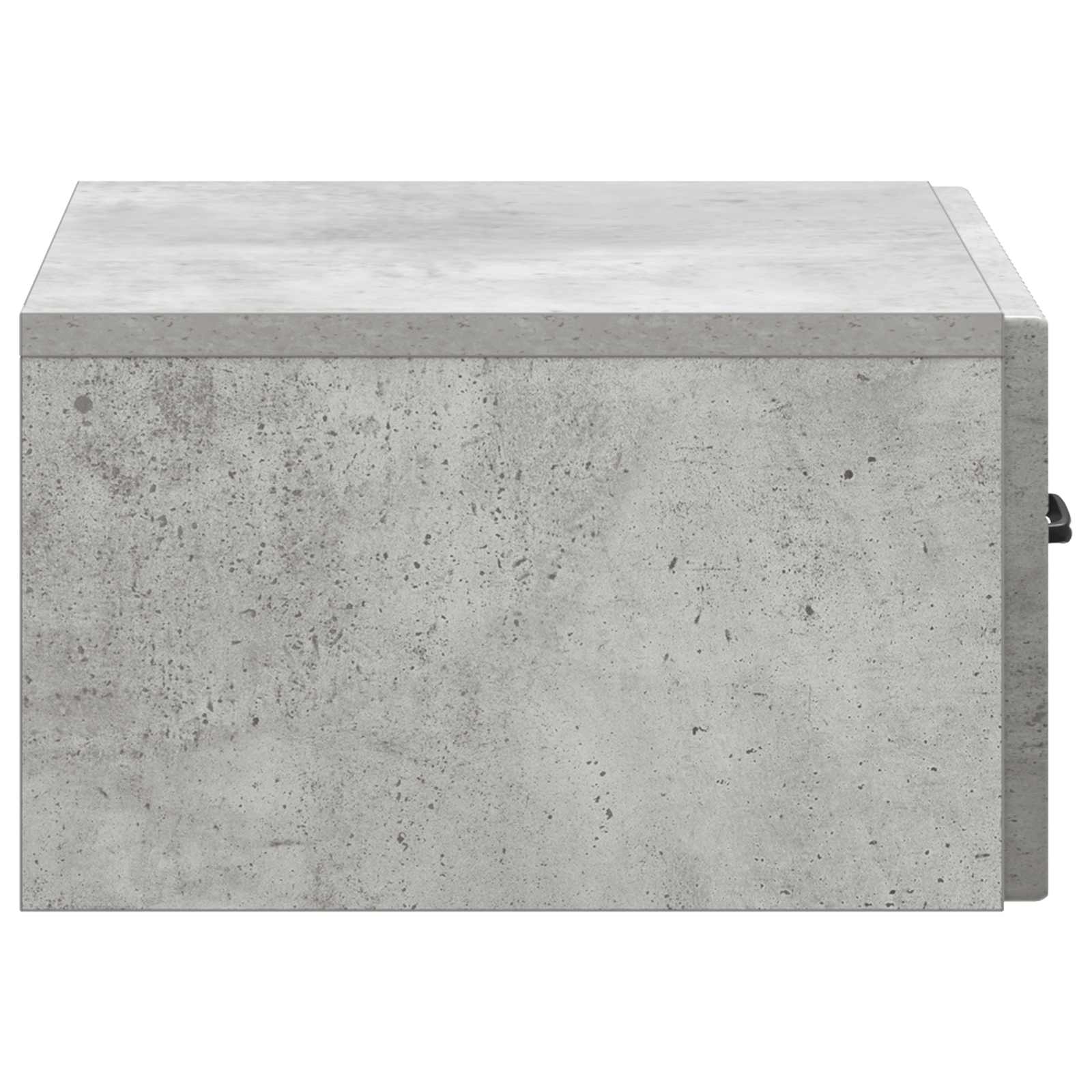 vidaXL Wall-Mounted Bedside Cabinet Concrete Grey 49 x 34.5 x 20 cm 6