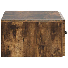 vidaXL Wall-Mounted Bedside Cabinet Smoked Oak 49 x 34.5 x 20 cm 6
