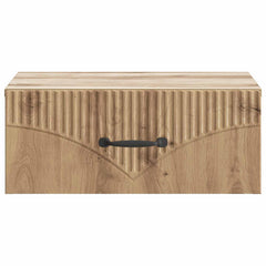 vidaXL Wall-Mounted Bedside Cabinet Artisan Oak 49 x 34.5 x 20 cm 5
