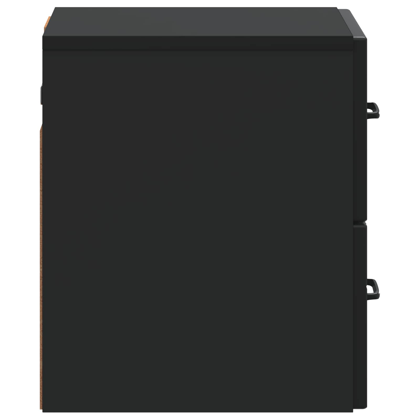 vidaXL Wall-Mounted Bedside Cabinet Black 34.5 x 33 x 40 cm 6