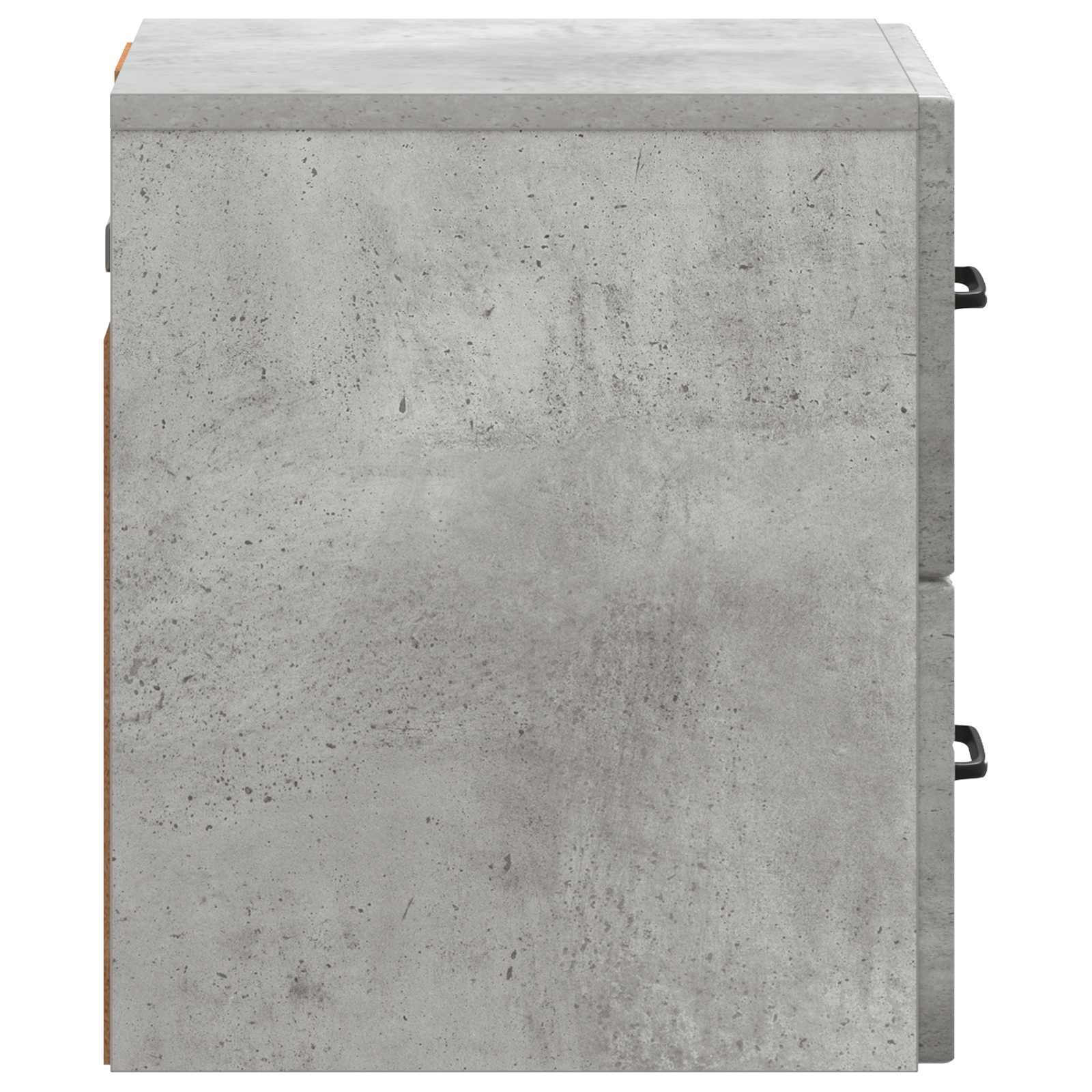 vidaXL Wall-Mounted Bedside Cabinet Concrete Grey 34.5 x 33 x 40 cm 6