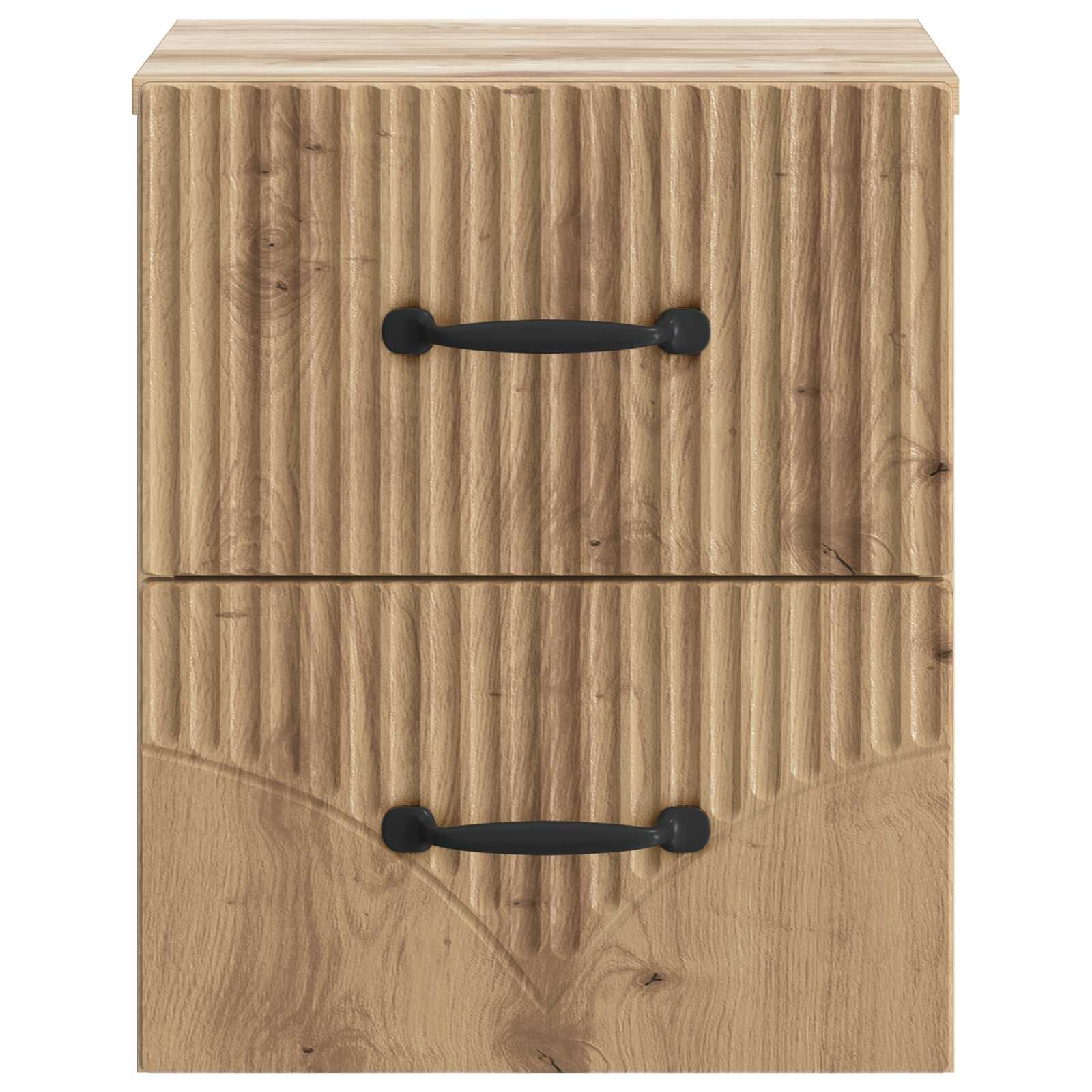 vidaXL Wall-Mounted Bedside Cabinet Artisan Oak 34.5 x 33 x 40 cm 5