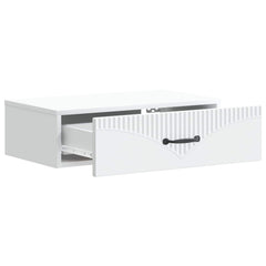 vidaXL Wall-Mounted Side Table White 59 x 34.5 x 17 cm Engineered Wood 4