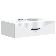 vidaXL Wall-Mounted Side Table White 59 x 34.5 x 17 cm Engineered Wood 3
