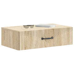 vidaXL Wall-Mounted Side Table 59 x 34.5 x 17 cm Engineered Wood 3