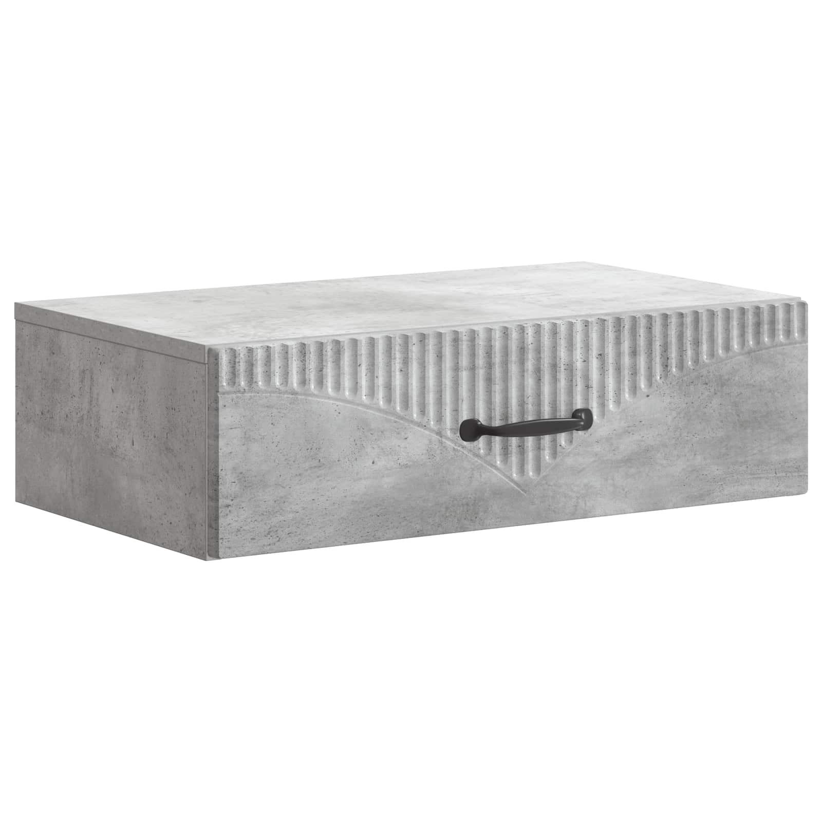 vidaXL Wall-Mounted Side Table 59 x 34.5 x 17 cm Engineered Wood 2