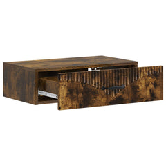 vidaXL Wall-Mounted Side Table 59 x 34.5 x 17 cm Engineered Wood 4