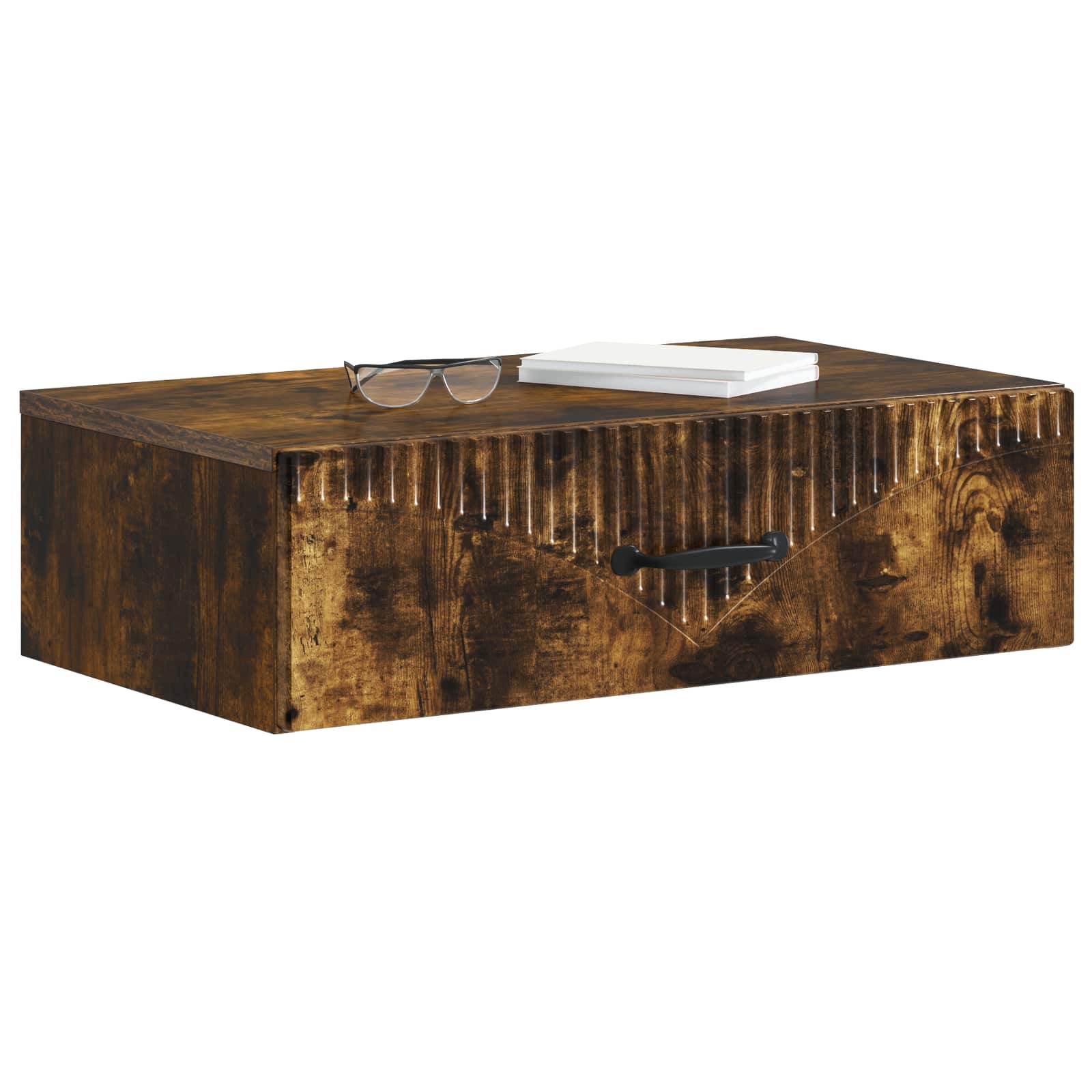 vidaXL Wall-Mounted Side Table 59 x 34.5 x 17 cm Engineered Wood 3