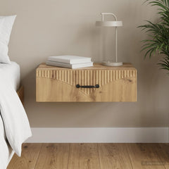 vidaXL Wall-Mounted Side Table 59 x 34.5 x 17 cm Engineered Wood 1