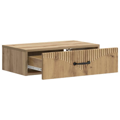 vidaXL Wall-Mounted Side Table 59 x 34.5 x 17 cm Engineered Wood 4