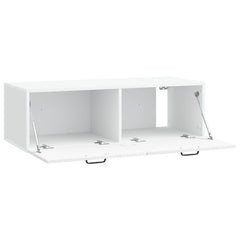 vidaXL Wall-Mounted TV Cabinet White 98 x 41 x 30 cm Engineered Wood 5