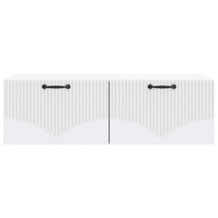 vidaXL Wall-Mounted TV Cabinet White 98 x 41 x 30 cm Engineered Wood 6
