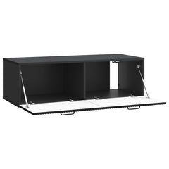vidaXL Wall-Mounted TV Cabinet Black 98 x 41 x 30 cm Engineered Wood 5