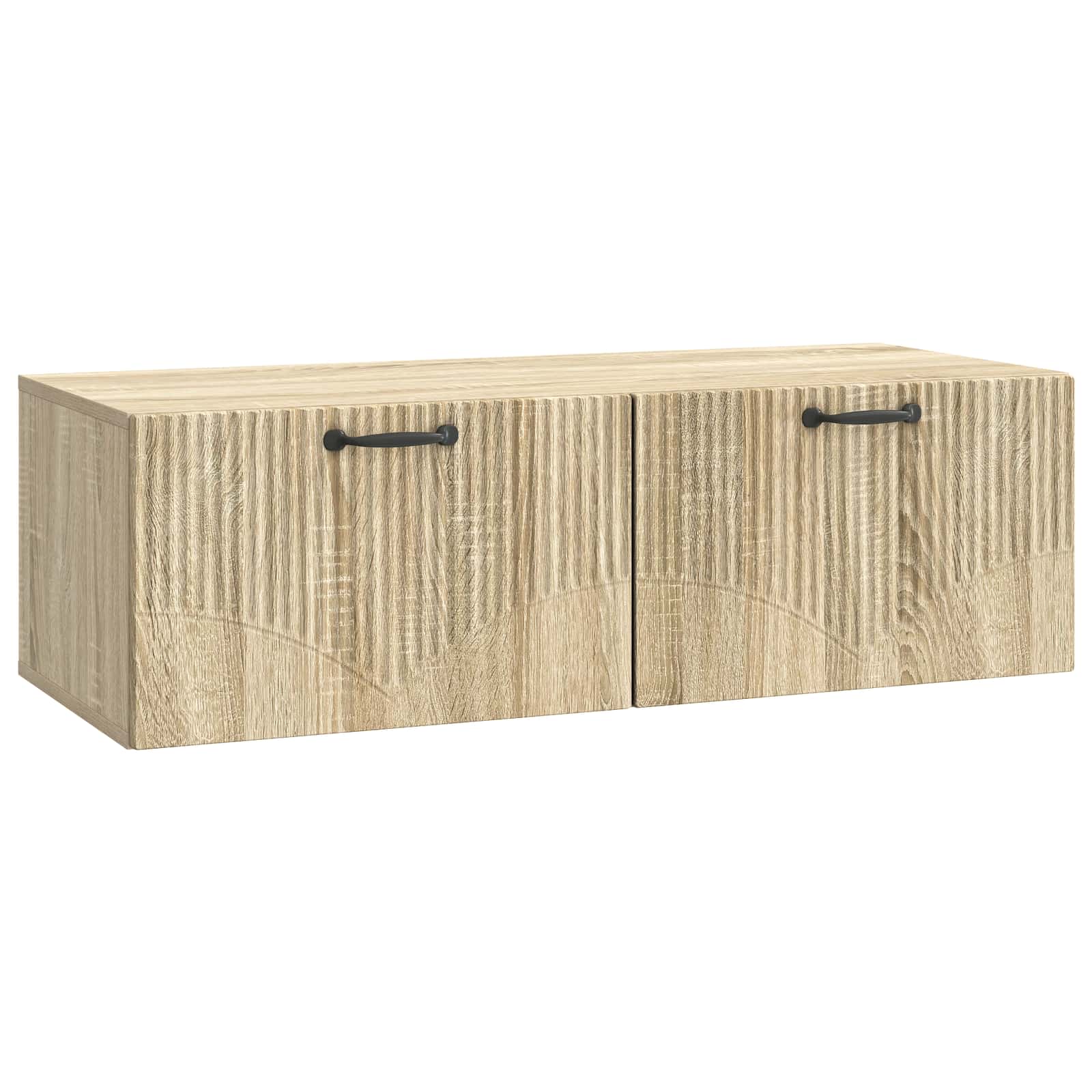 vidaXL Wall-Mounted TV Cabinet Sonoma Oak 98 x 41 x 30 cm 2