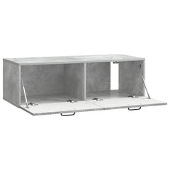 vidaXL Wall-Mounted TV Cabinet Concrete Grey 98 x 41 x 30 cm 5