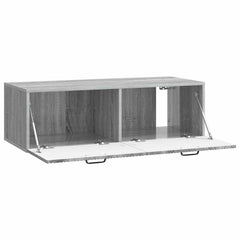 vidaXL Wall-Mounted TV Cabinet Grey Sonoma 98 x 41 x 30 cm 5