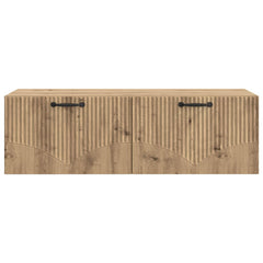 vidaXL Wall-Mounted TV Cabinet 98 x 41 x 30 cm Artisan Oak 6