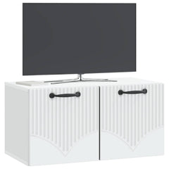 vidaXL Wall-Mounted TV Cabinet White 59.5 x 31 x 30 cm Engineered Wood 3