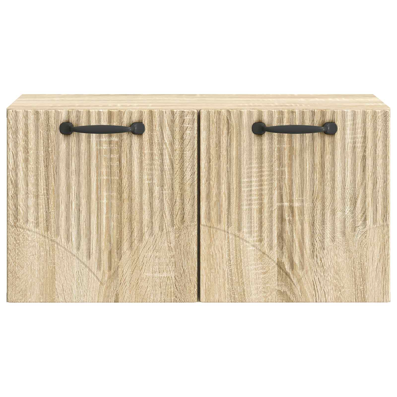 vidaXL Wall-Mounted TV Cabinet Sonoma Oak 59.5 x 31 x 30 cm 6