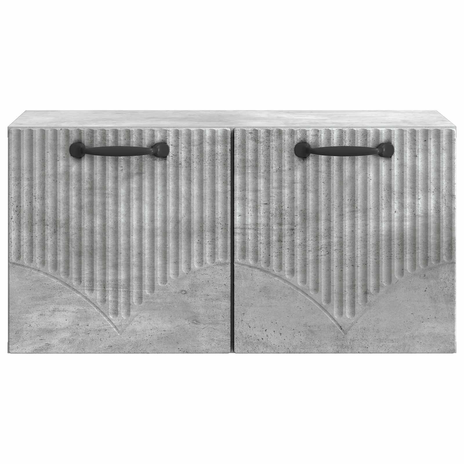 vidaXL Wall-Mounted TV Cabinet Concrete Grey 59.5 x 31 x 30 cm 6