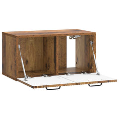 vidaXL Wall-Mounted TV Cabinet Old Wood 59.5 x 31 x 30 cm 5