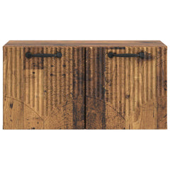 vidaXL Wall-Mounted TV Cabinet Old Wood 59.5 x 31 x 30 cm 6