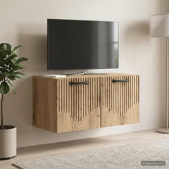 vidaXL Wall-Mounted TV Cabinet 59.5 x 31 x 30 cm Artisan Oak 1