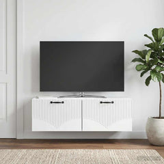 Wall-Mounted TV Cabinet 98 x 31 x 30 cm White