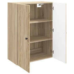 vidaXL Wall-Mounted Cabinet 66 x 34.5 x 90 cm Engineered Wood 3