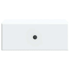 vidaXL Wall-Mounted Bedside Cabinet White 49 x 34.5 x 20 cm 5