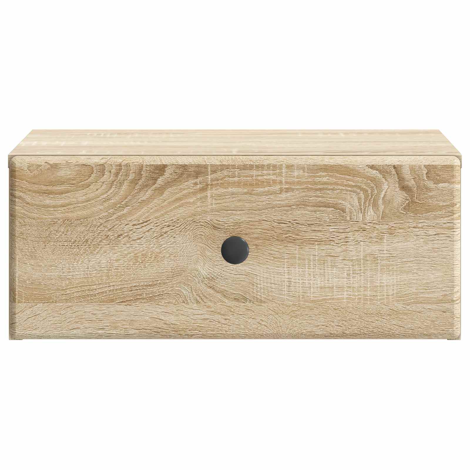 vidaXL Wall-Mounted Bedside Cabinet Sonoma Oak 49 x 34.5 x 20 cm 5